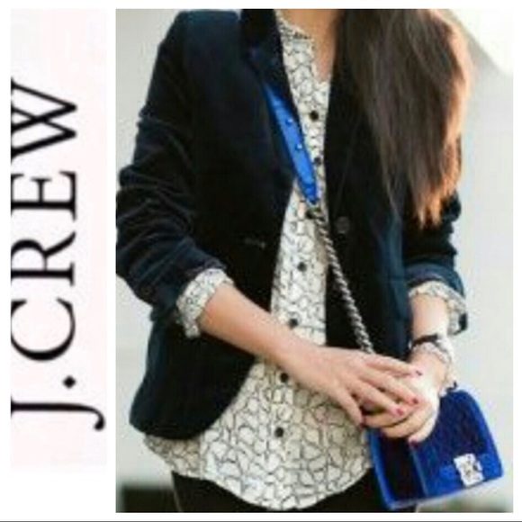 J. Crew Jackets & Blazers - 💕SALE💕 J.Crew Off White Velvet Blazer